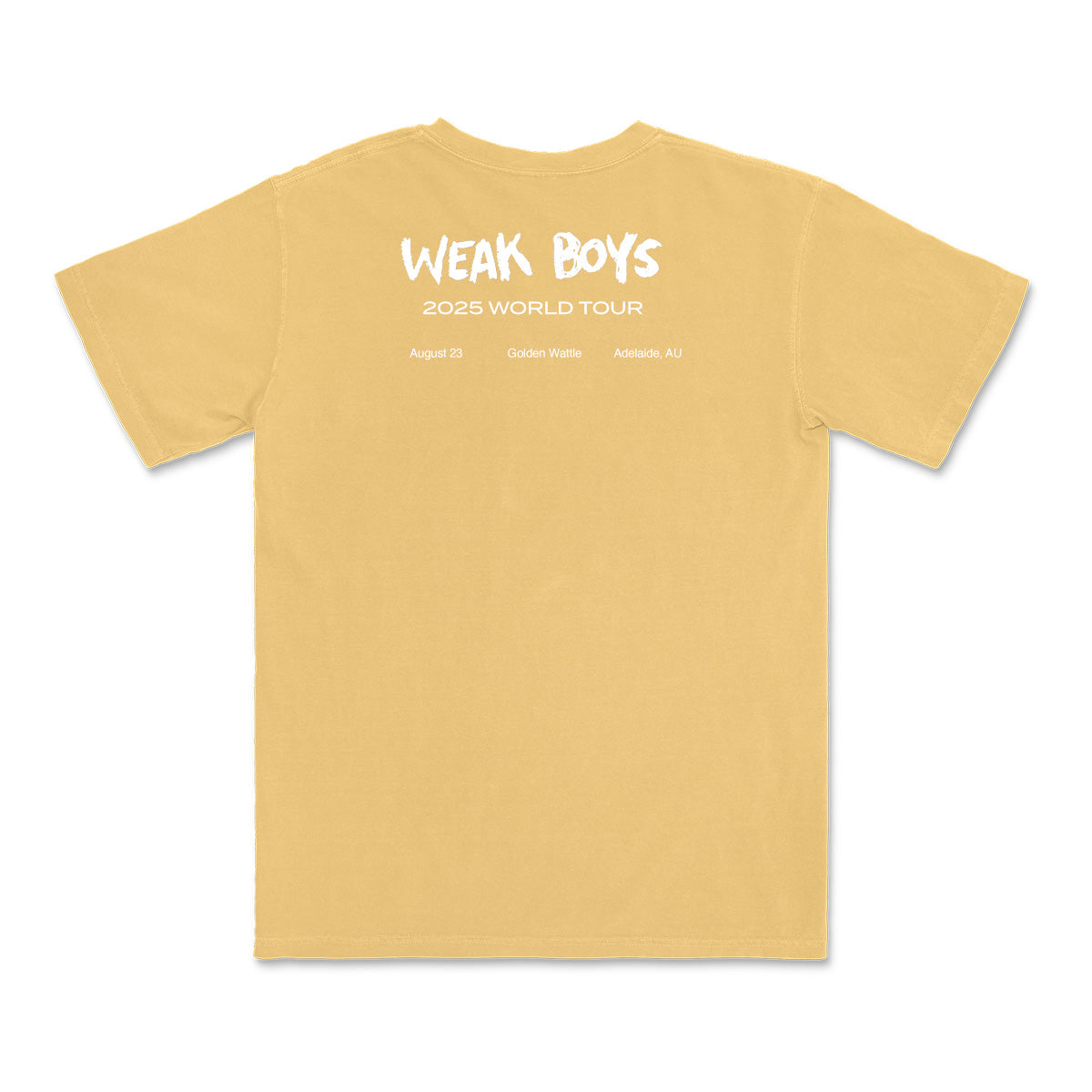 Weak Boys 2025 World Tour (Yellow)